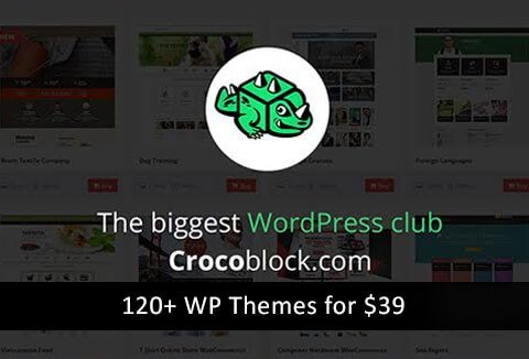 WordPress Themes & Plugin Deals - Grab this mega-deal from CrocoBlock.