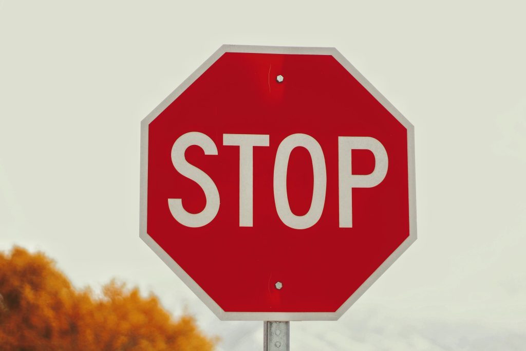 Stop signal