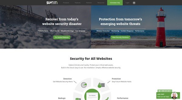 Sucuri come with a complete WordPress website security solution.