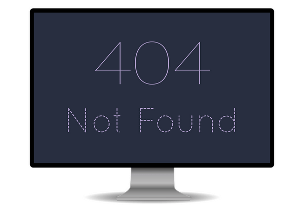 404 Page Not Found Error