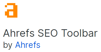 Ahrefs SEO Toolbar