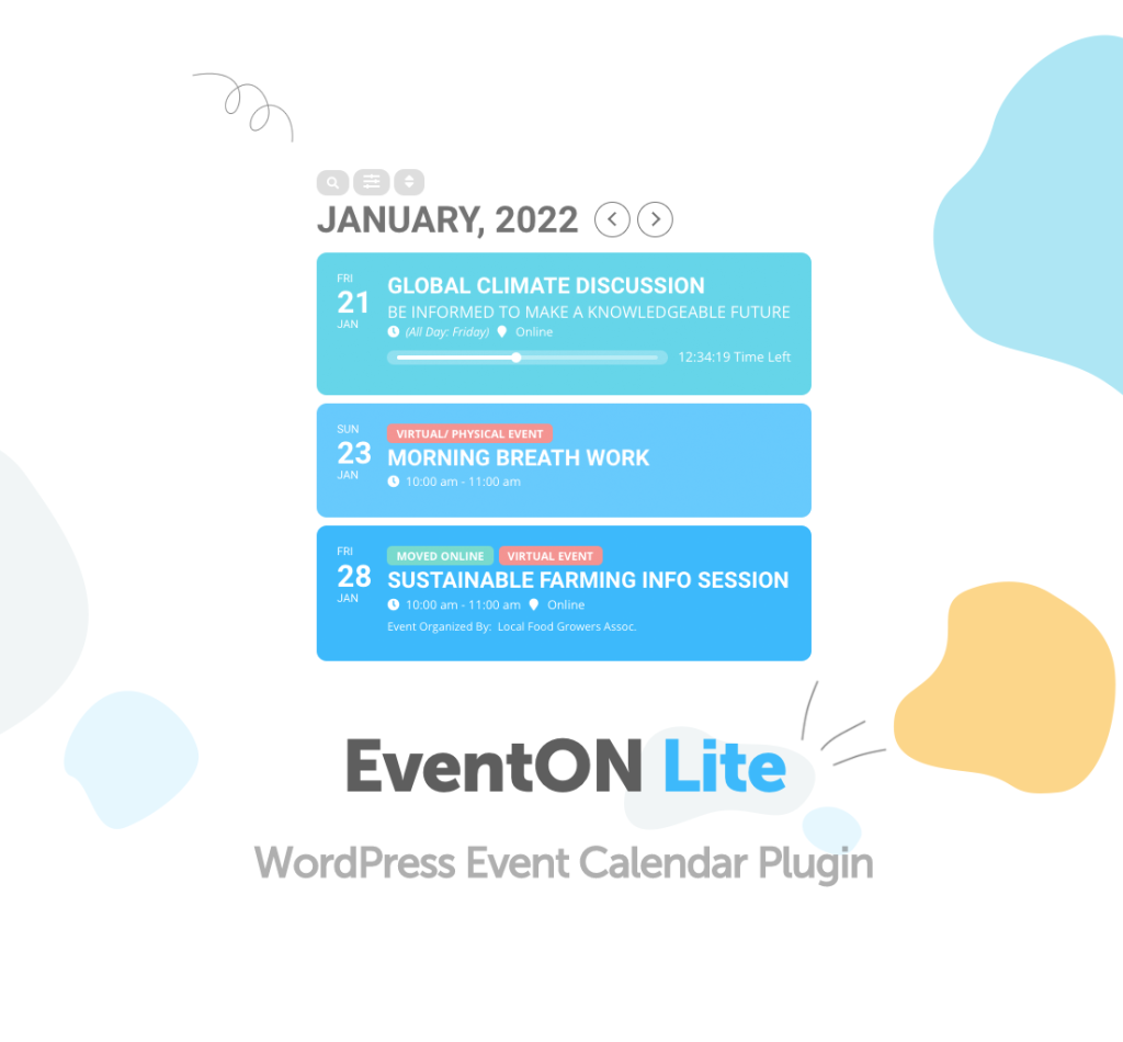 EventOn Lite landing page