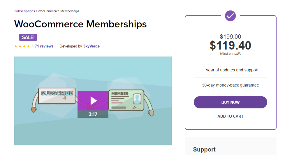 WooCommerce Memberships