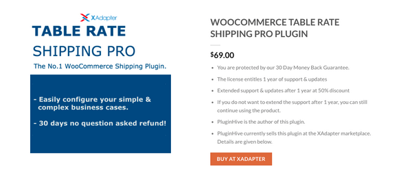 WooCommerce Table Rate Shipping Pro helps you set up shipping rules to calculate rates.